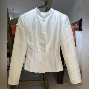 Traditional Ivory Thai Silk Blouse